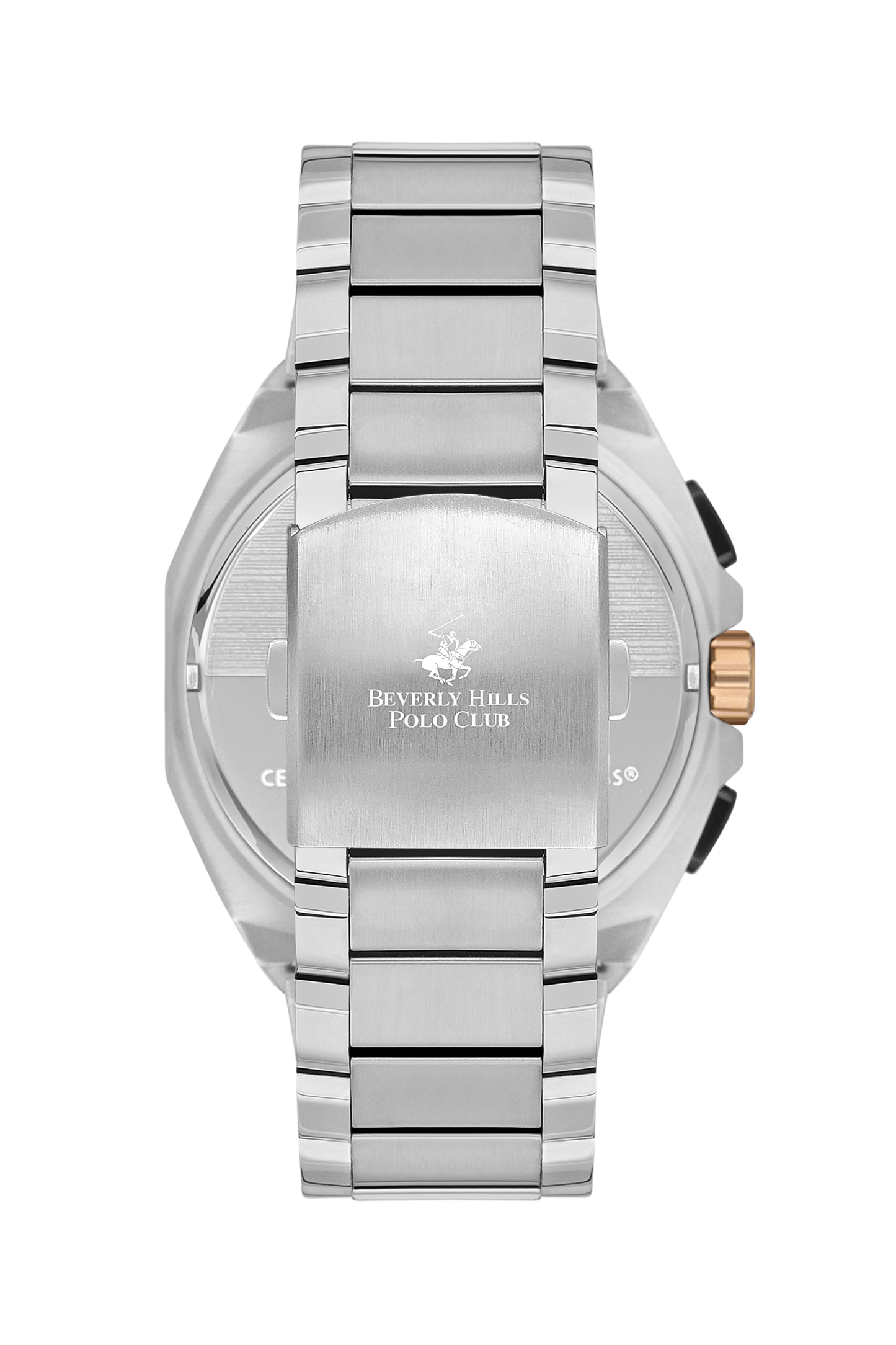 Beverly Hills Polo Club Multifunction Black Dial Rose Gold / Silver Watch BP3537X.550 Kiwi Watches