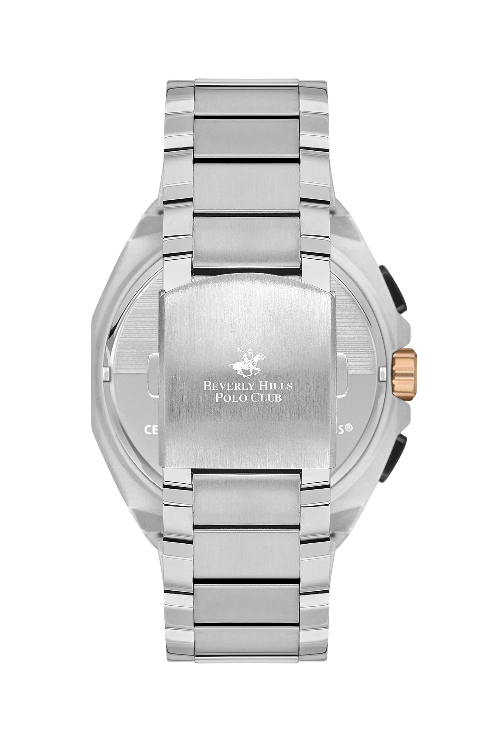 Beverly Hills Polo Club Multifunction Black Dial Rose Gold / Silver Watch BP3537X.550 Kiwi Watches