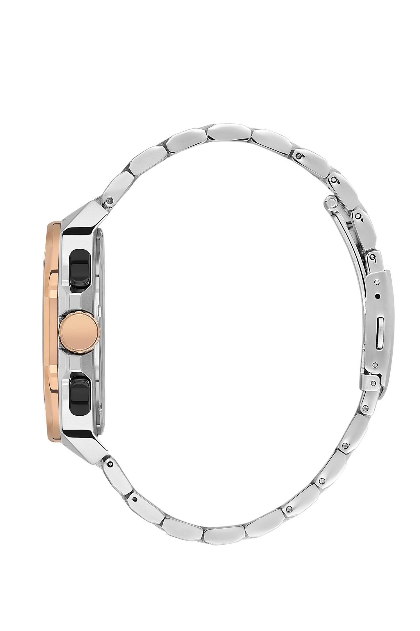 Beverly Hills Polo Club Multifunction Black Dial Rose Gold / Silver Watch BP3537X.550 Kiwi Watches
