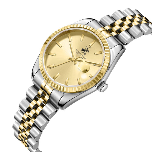 Beverly Hills Polo Club Classy Two-Tone Date Watch - BP3827X.210 Kiwi Watches