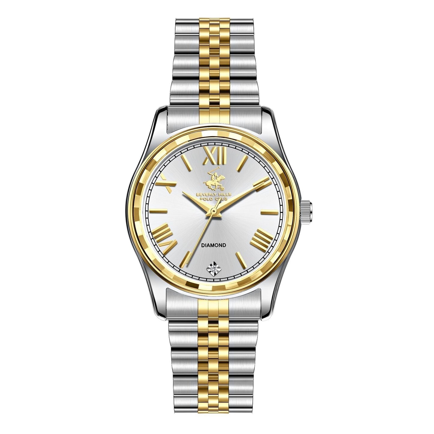 Beverly Hills Polo Club Luxury Two-Tone Genuine Diamond Watch - BP3808C.220 Kiwi Watches
