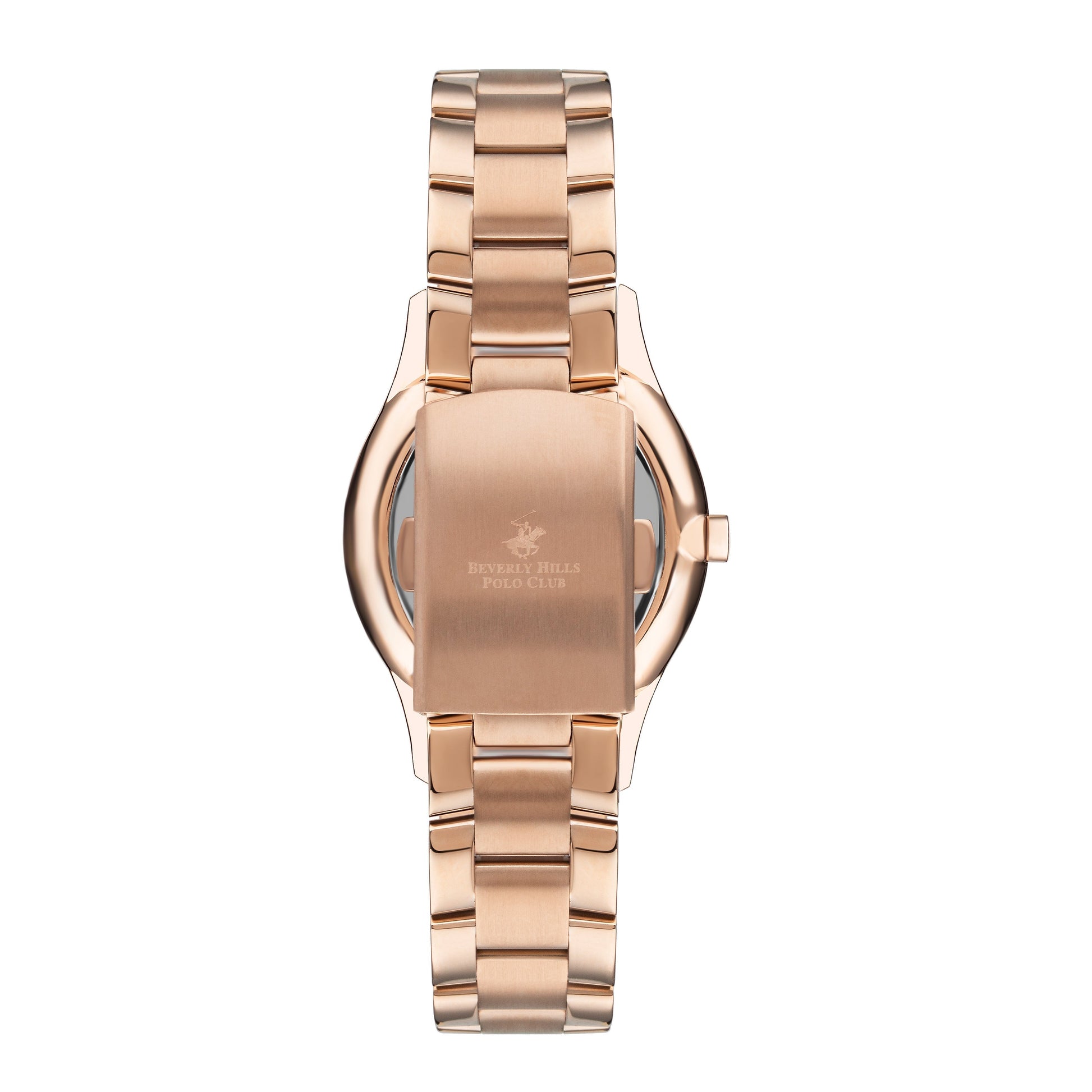 Beverly Hills Polo Club Rose Gold Silver Sunray Dial Watch – BP3286X.430 Kiwi Watches