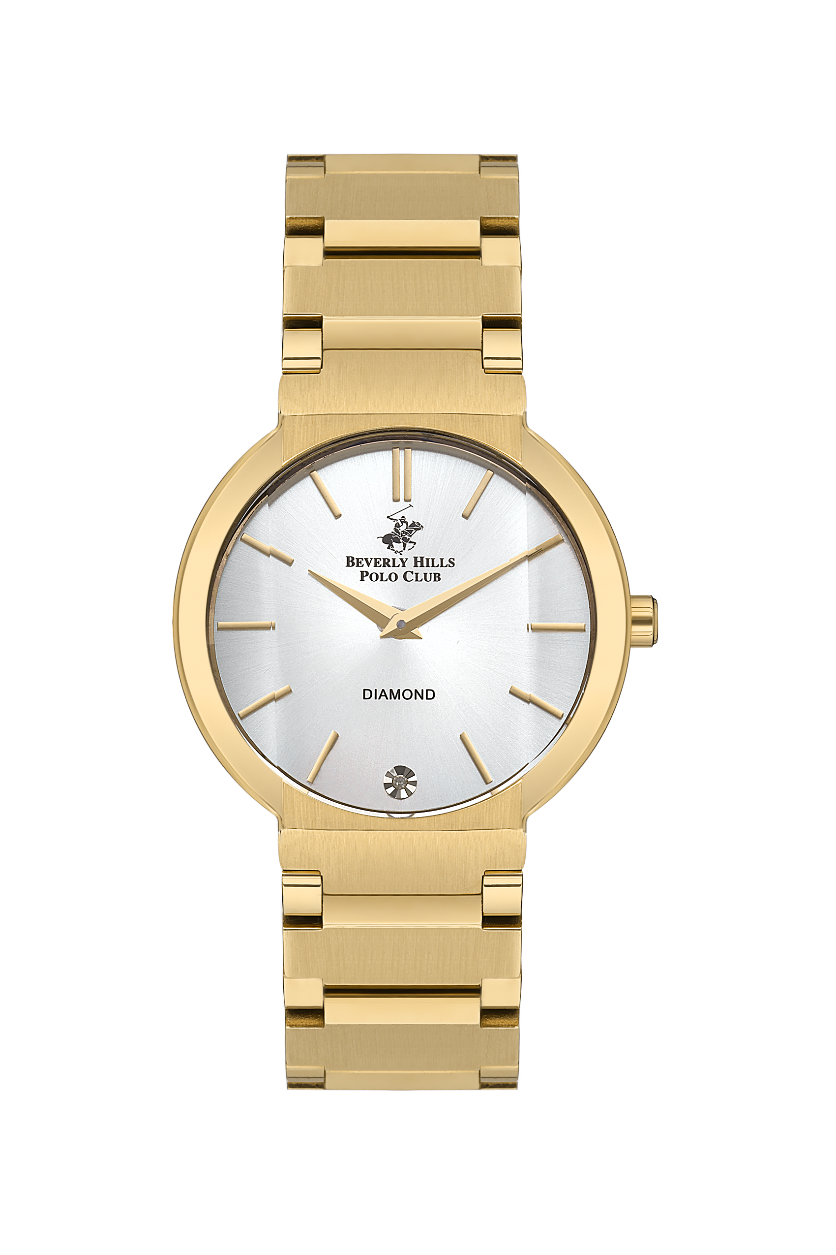 Beverly Hills Polo Club All Gold White Dial Diamond Watch – BP3568X.120 Kiwi Watches