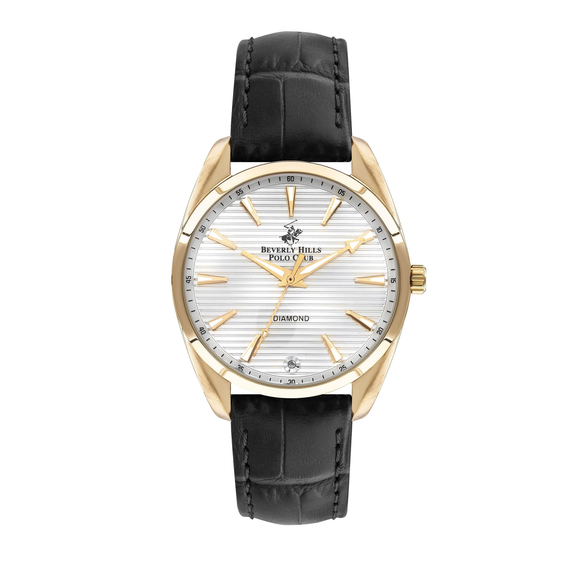 Beverly Hills Polo Club Leather Genuine Diamond Watch – BP3339X.130 Kiwi Watches