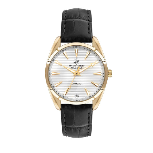 Beverly Hills Polo Club Leather Genuine Diamond Watch – BP3339X.130 Kiwi Watches