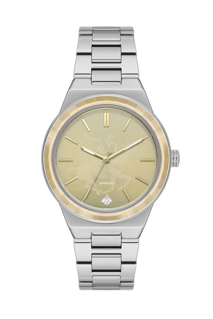 Beverly Hills Polo Club All Silver Diamond Watch – BP3584X.110 Kiwi Watches