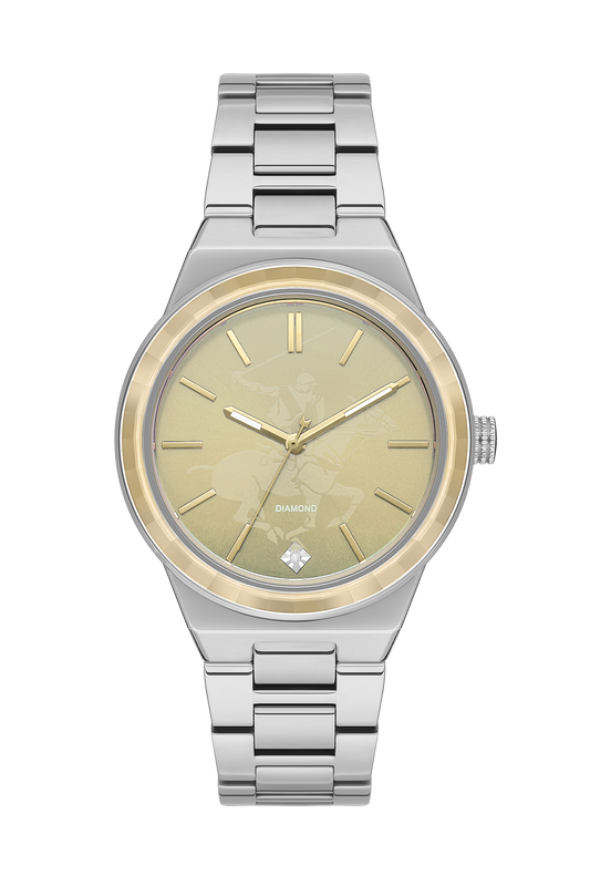 Beverly Hills Polo Club All Silver Diamond Watch – BP3584X.110 Kiwi Watches