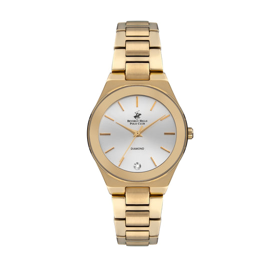 Beverly Hills Polo Club All Gold Diamond Watch - BP3229X.130 Kiwi Watches