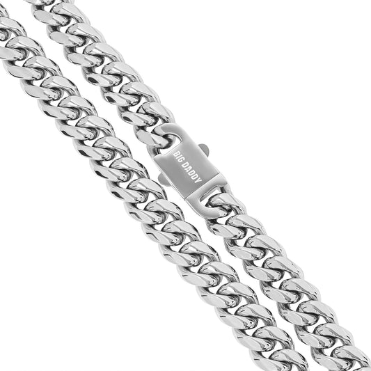 Big Daddy 12MM Cuban Link Stainless Steel Chain The Watches Men