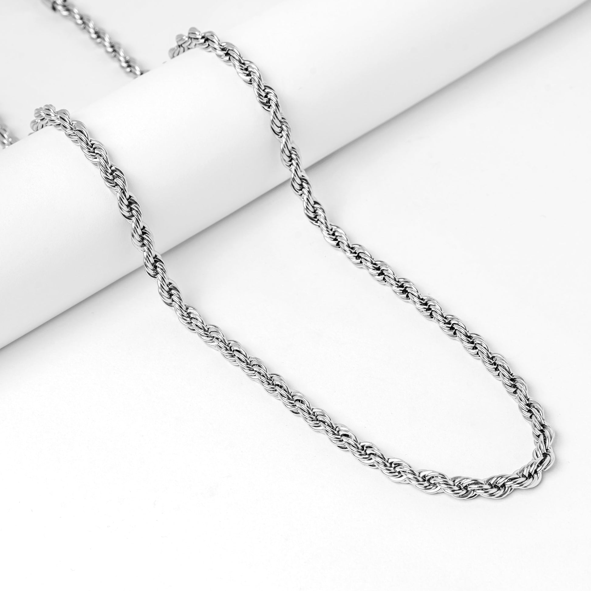 Big Daddy 6MM Silver Steel Rope Chain Kiwi Watches