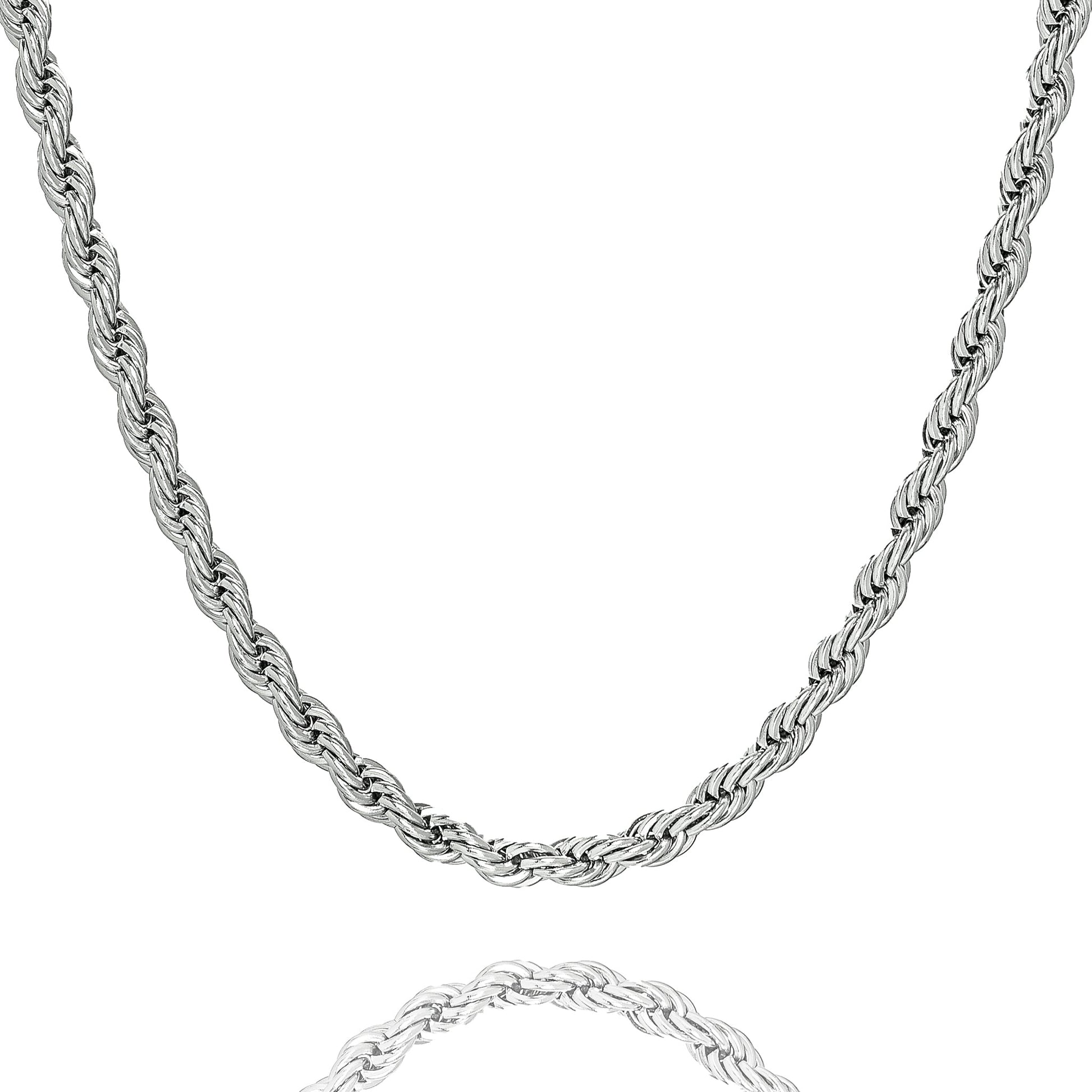 Big Daddy 6MM Silver Steel Rope Chain Kiwi Watches