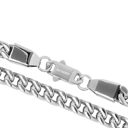Big Daddy 8MM Silver Cuban Chain The Watches Men
