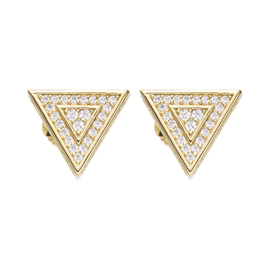 Big Daddy Triangle Stud Diamond Earring The Watches Men