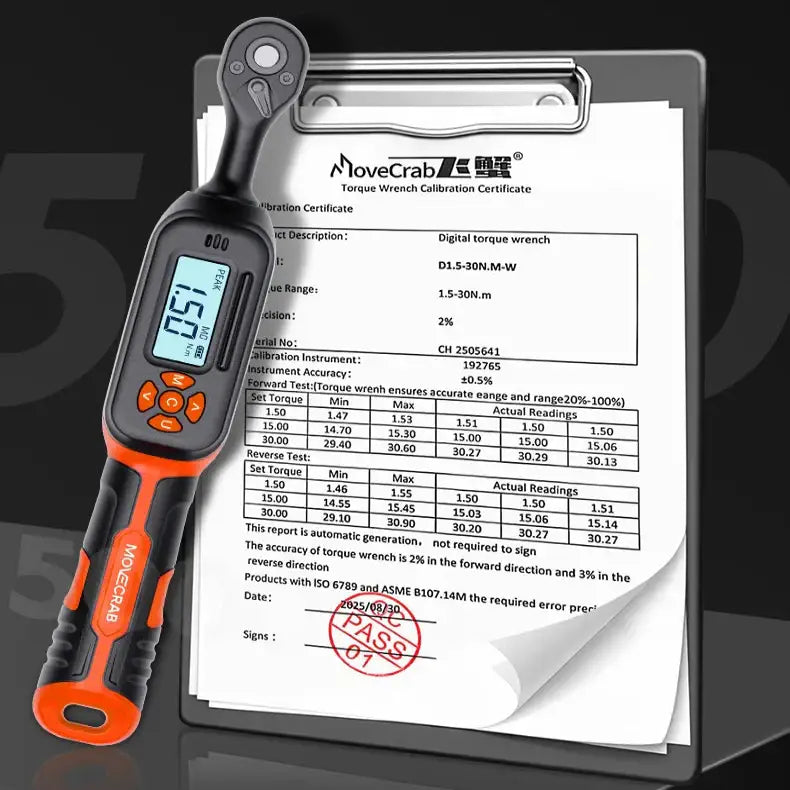 Bike Digital Torque Wrench Set (1/4″ Drive) (40pcs) Habicare