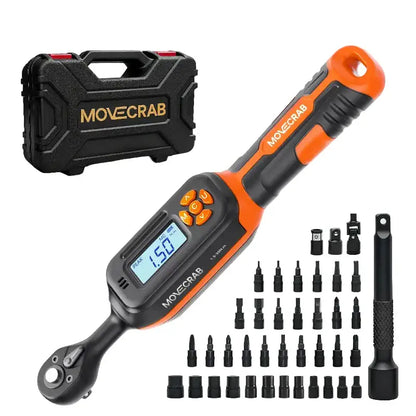 Bike Digital Torque Wrench Set (1/4″ Drive) (40pcs) Habicare