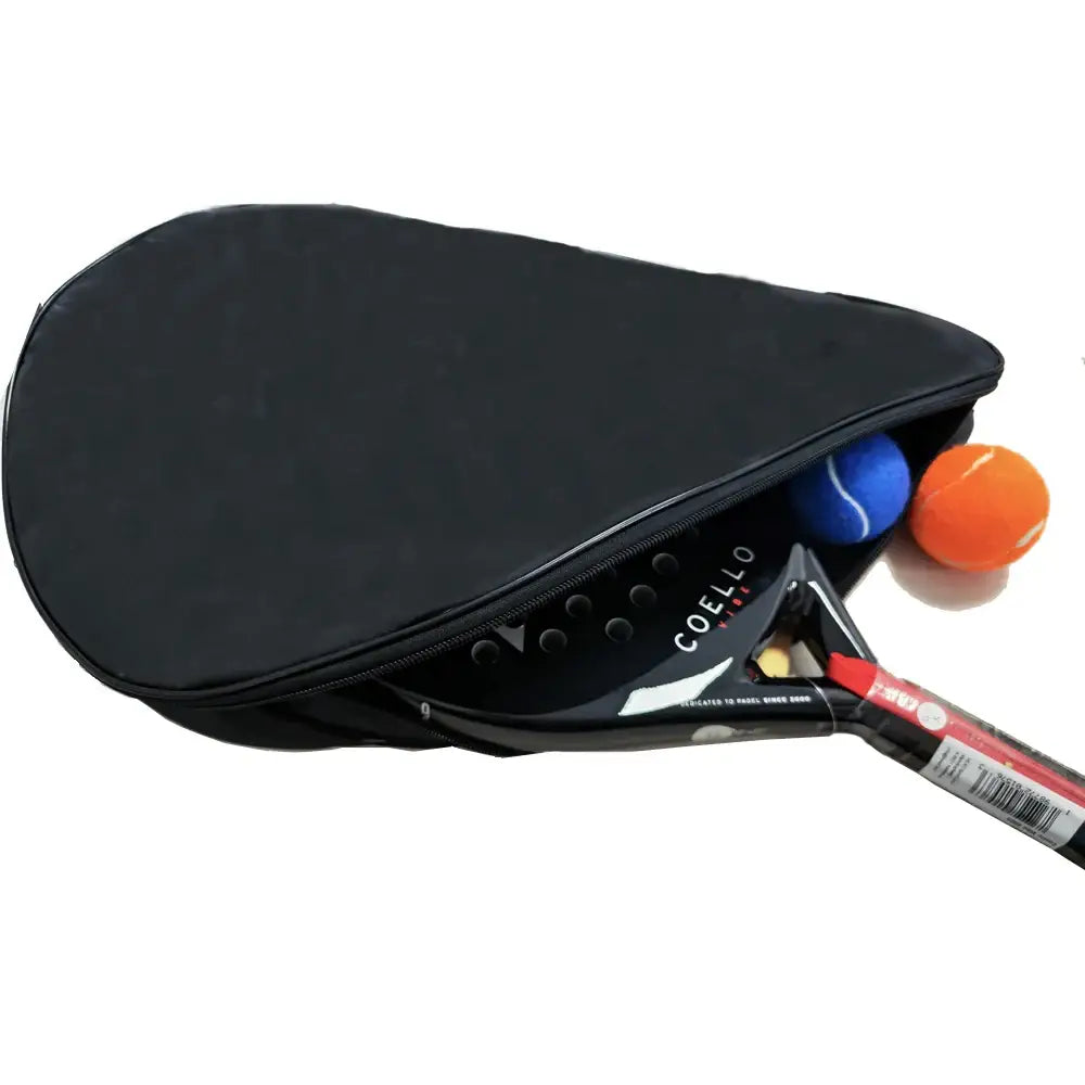 Black Padel Racket Bag Habicare