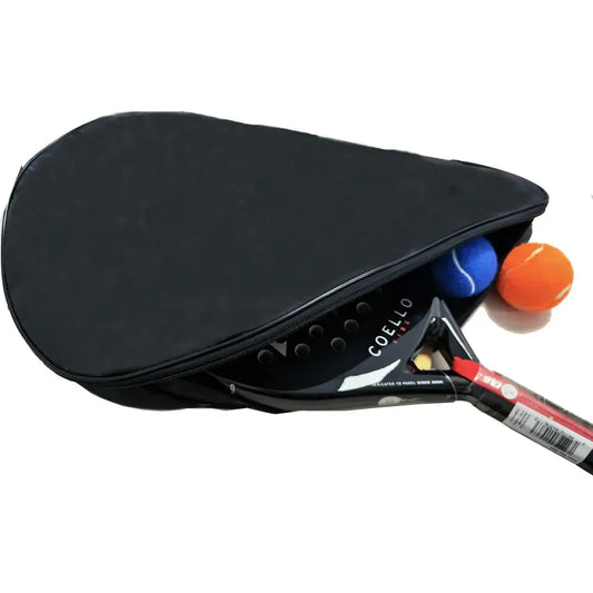 Black Padel Racket Bag Habicare