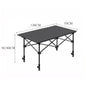 120cm Length Foldable Camping Table – Portable Outdoor Table with Adjustable Height ECOTREK