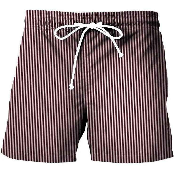 Retro Striped Shorts: Classic Men's Vintage Fashion