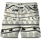 Retro Striped Shorts: Classic Men's Vintage Fashion