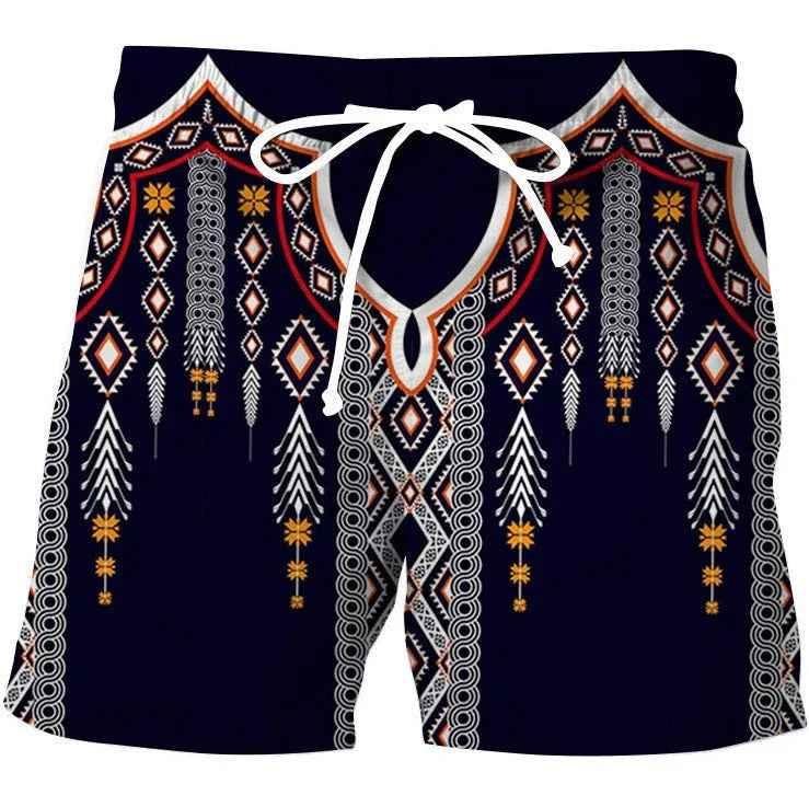 Retro Striped Shorts: Classic Men's Vintage Fashion