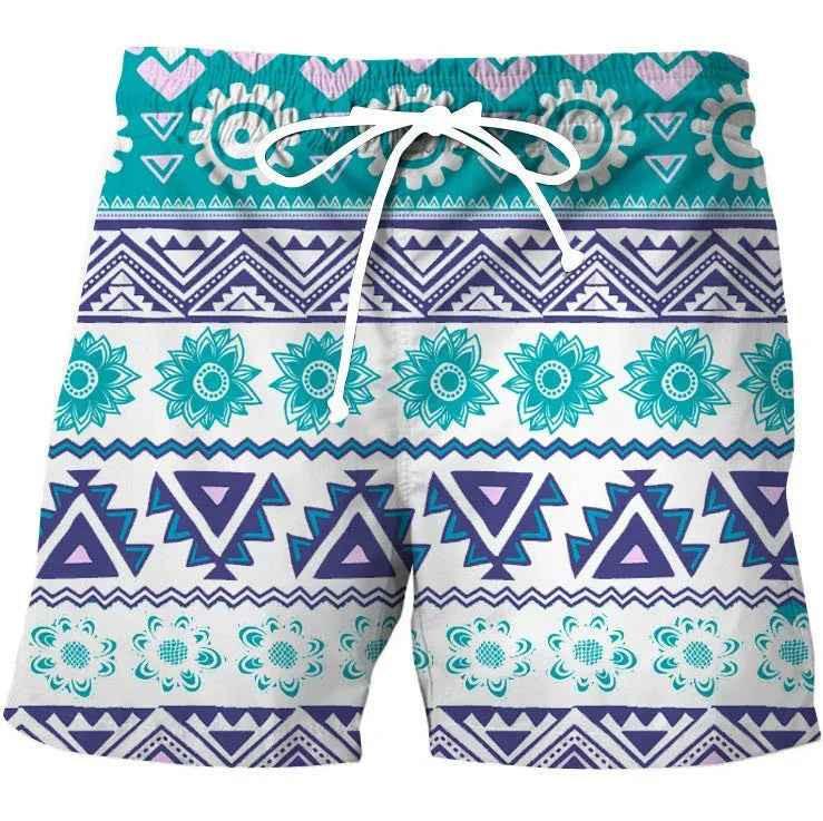 Retro Striped Shorts: Classic Men's Vintage Fashion
