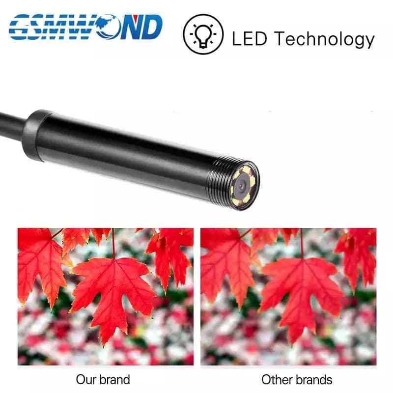 Borescope / Endoscope Camera - Android (Type C, Micro USB & Computer USB Ports) 9eight5