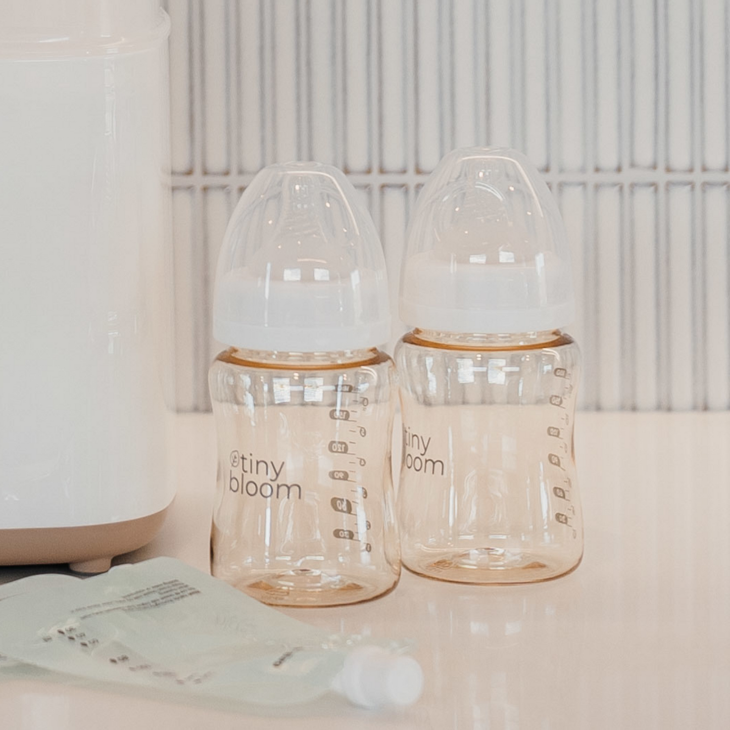 180ml Baby Bottles 2 Pack - PPSU, Anti-Colic, BPA-Free