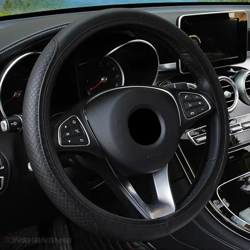 Braided Steering Wheel Cover (different colours available) Habicare