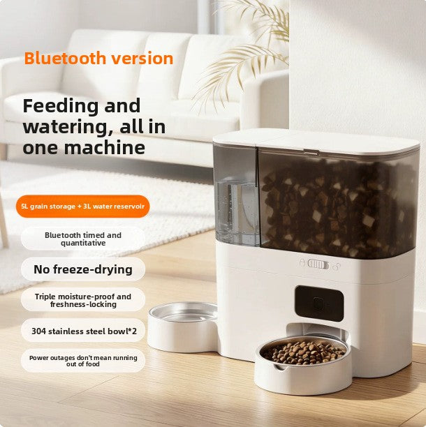 PawTime Duo Automatic Pet Feeder & Water Station