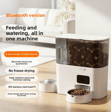 PawTime Duo Automatic Pet Feeder & Water Station