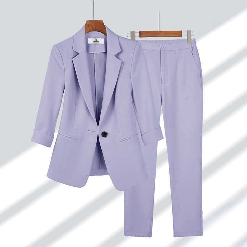 Women's Slim-Fit Two-Piece Trouser Suit – Modern Muse