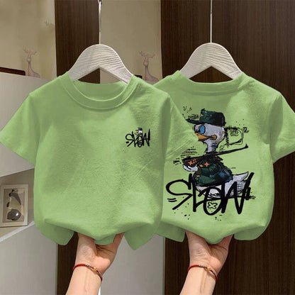 Boys' Pure Cotton Short-Sleeve T-Shirt