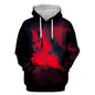 3d digital printing street men's crown sweatshirt