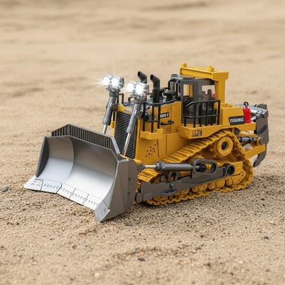 Remote Control Engineering Vehicles Series - 1:24 Bulldozer  9 Channels 2.4G dealonline.co.nz