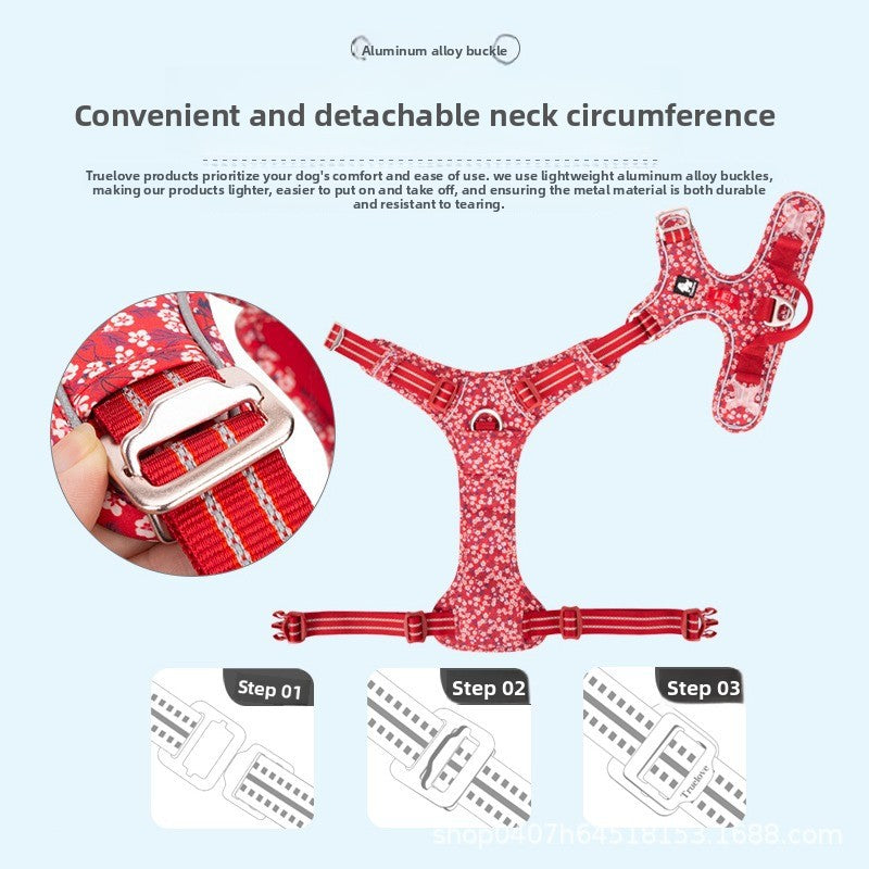 Truelove TrailBloom Reflective Dog Harness