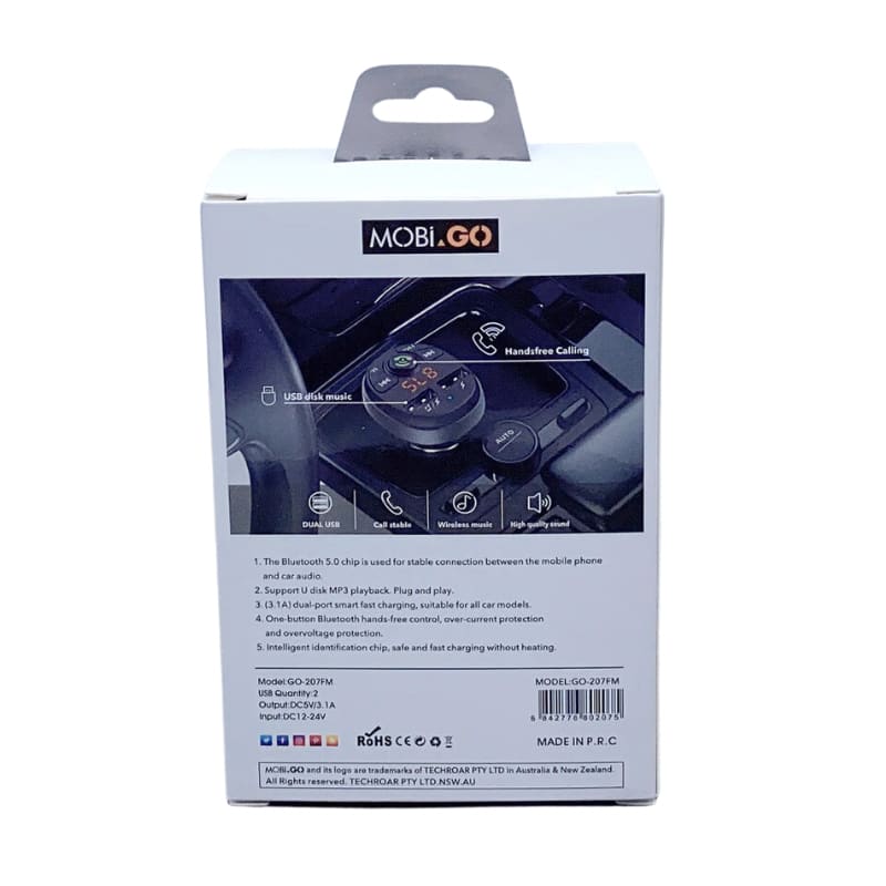 Car Charger & Bluetooth Kit - Mobigo 9eight5