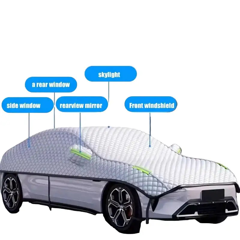 Car Cover Outdoor Waterproof All-Season Sunshade & Hail Protection (4 types available) Habicare