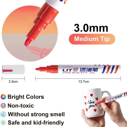 Car Scratch Repair Pen – Waterproof (12 colours available) Habicare