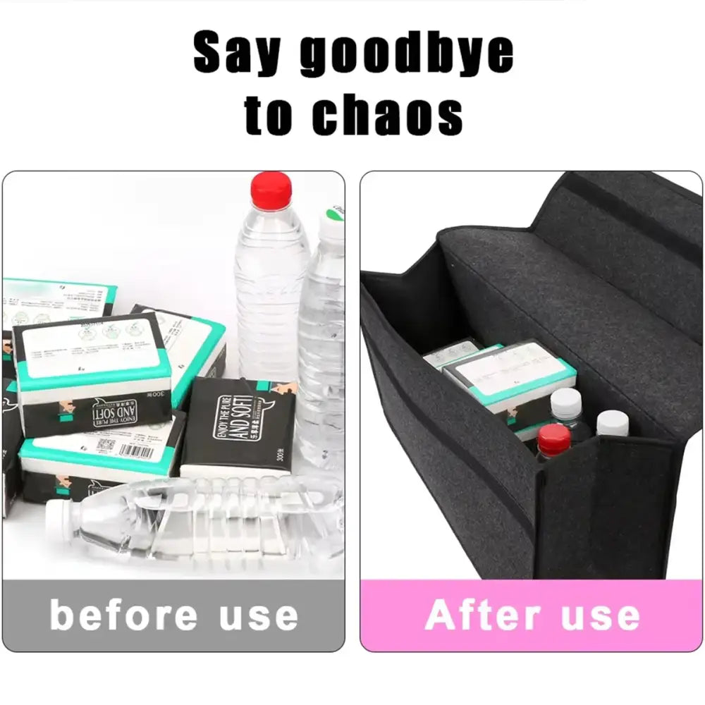 Car Storage Box – Large-Capacity, Portable, Non-Slip Organizer (2 sizes available) Habicare