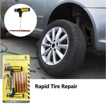 Car Tyre Repair Kit with Durable Strips & Super Glue Habicare