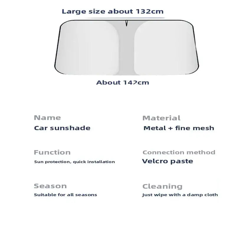 Car Window Sunshade Cover – Folding Habicare