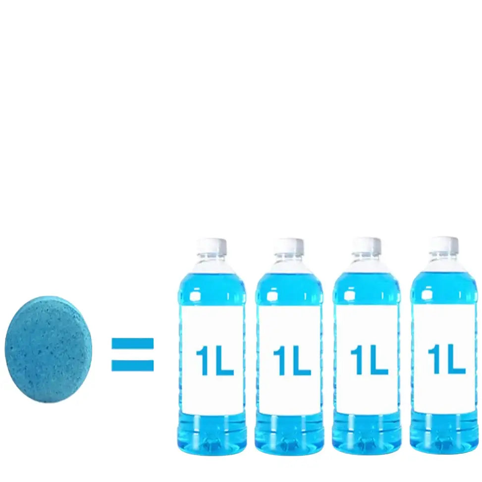 Car Windscreen Cleaner - Effervescent Tablets (available in different quantities) Habicare