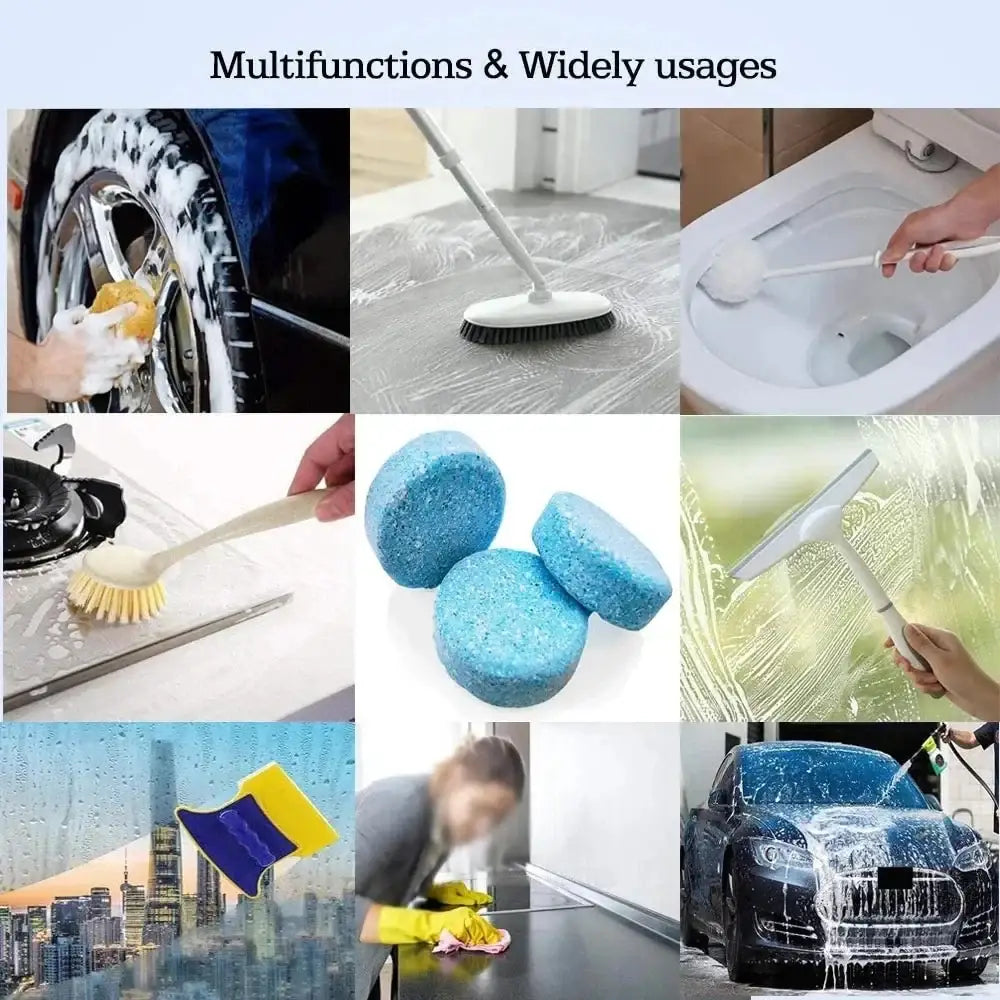 Car Windscreen Cleaner - Effervescent Tablets (available in different quantities) Habicare
