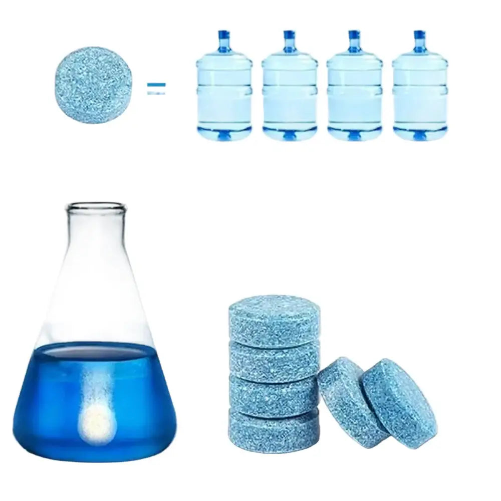 Car Windscreen Cleaner - Effervescent Tablets (available in different quantities) Habicare