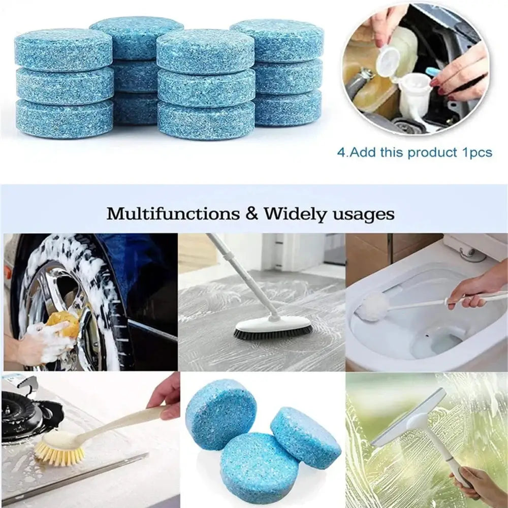 Car Windscreen Cleaner - Effervescent Tablets (available in different quantities) Habicare