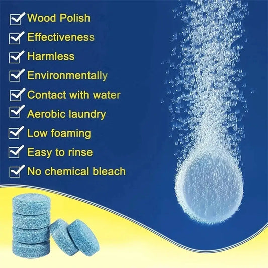 Car Windscreen Cleaner - Effervescent Tablets (available in different quantities) Habicare