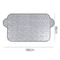 Car Windshield Snow & Ice Protector – Front/Rear Winter / Sunshade Cover Habicare