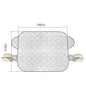 Car Windshield Snow & Ice Protector – Front/Rear Winter / Sunshade Cover Habicare