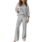 Casual Two-Piece Set with T-Shirt and Pants